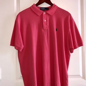 Men’s Large- Hot Pink Ralph Lauren Polo